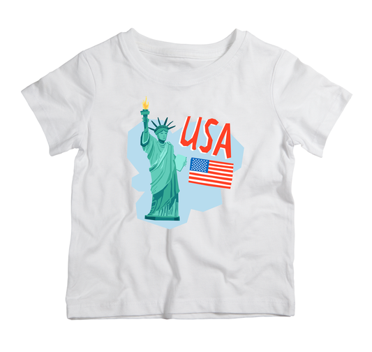 USA T-Shirt (5-6 Years) - 73% Discount