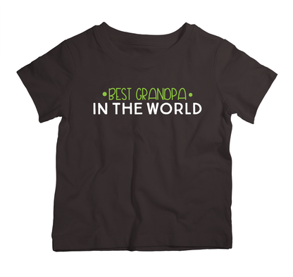 Best Grandpa in the World cotton t-shirt UAE soft cotton grandpa shirt by Twinkle Hands, casual family outfit