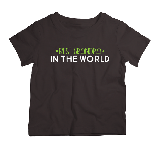 Best Grandpa in the World cotton t-shirt UAE soft cotton grandpa shirt by Twinkle Hands, casual family outfit