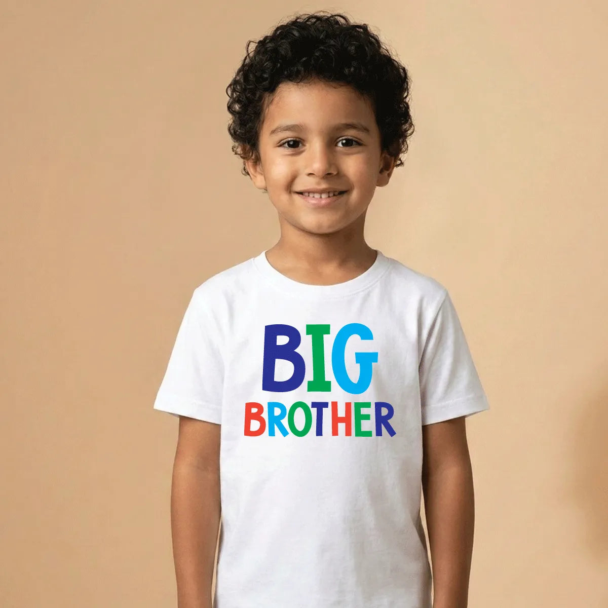 Big Brother T-Shirt Dubai – Cute Soft Printed Sibling Gift for Boys UAE