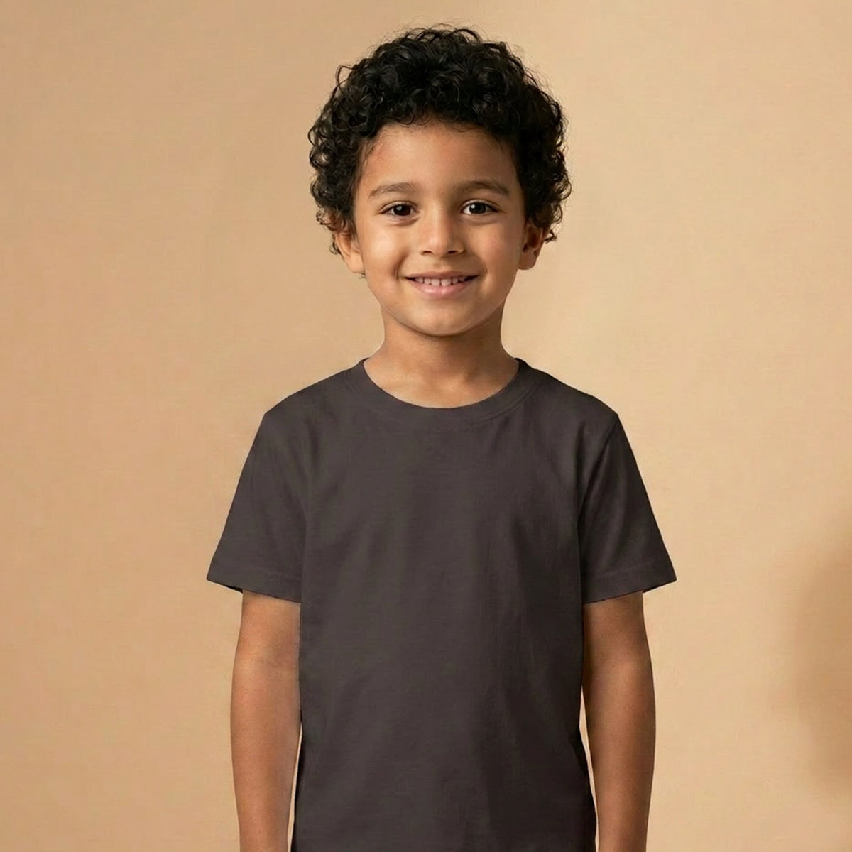 Blank Boys Black Cotton T-Shirt UAE for School and Everyday Wear
