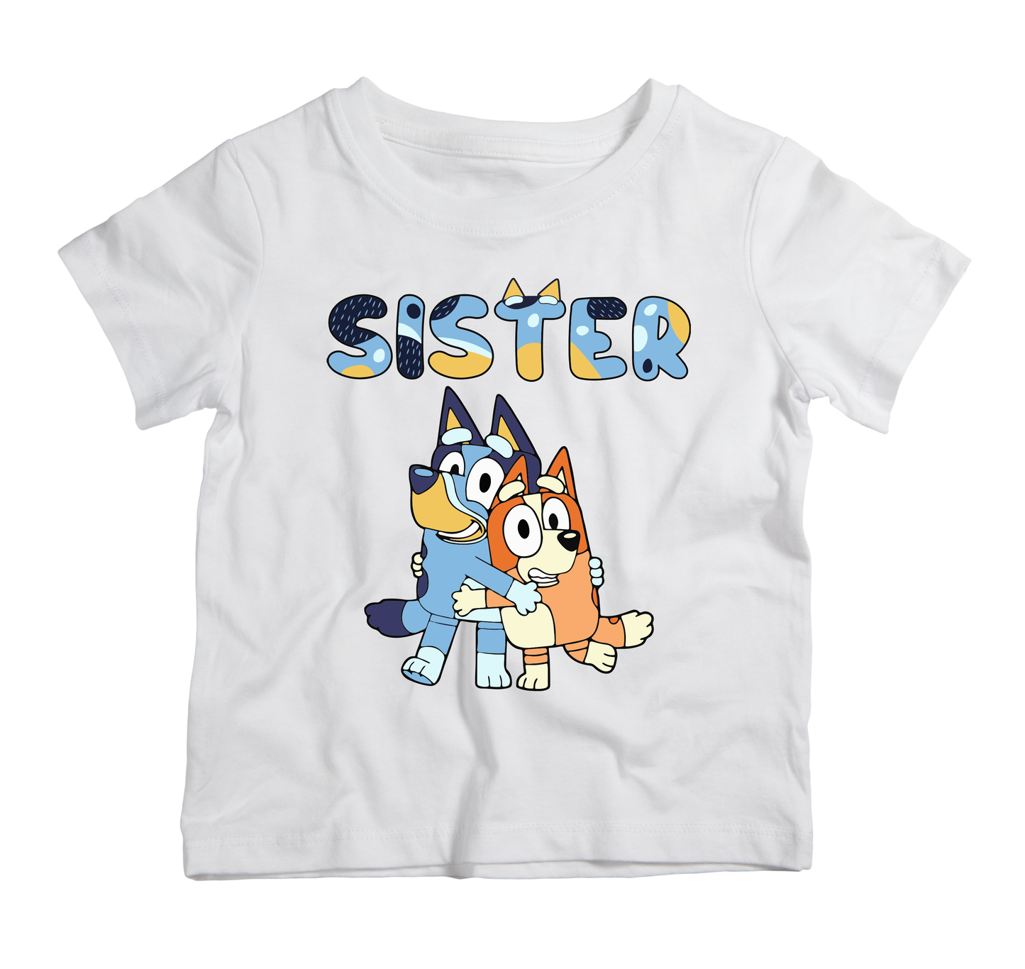 Sister- Bluey  Cotton T-Shirt
