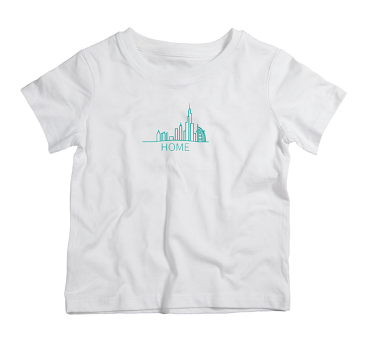 Dubai Home cotton t-shirt UAE soft cotton Dubai inspired shirt by Twinkle Hands for casual everyday wear