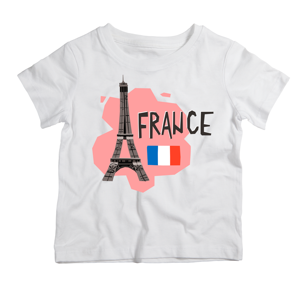 France T-shirt (7-8 Years) - 73% Discount