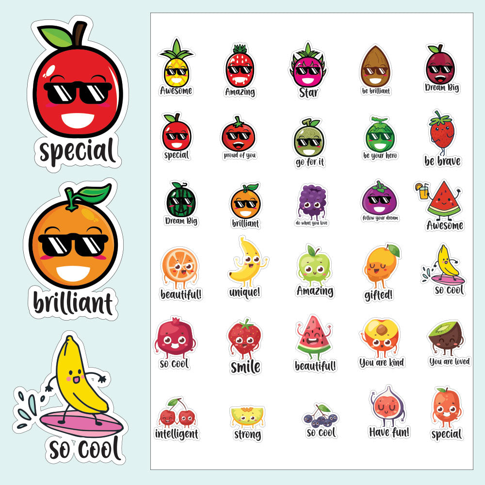 Cute Fruit Reward Stickers UAE