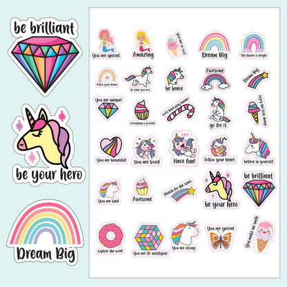 Girls Reward Motivational Stickers UAE