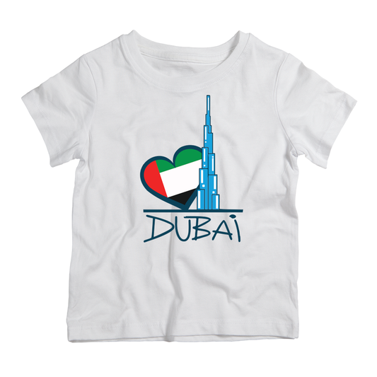 I Love Dubai cotton t-shirt UAE soft cotton Dubai inspired shirt by Twinkle Hands for casual everyday wear