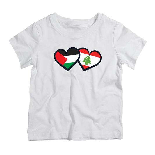 Lebanon Palestine cotton t-shirt UAE soft cotton cultural inspired shirt by Twinkle Hands for casual everyday wear