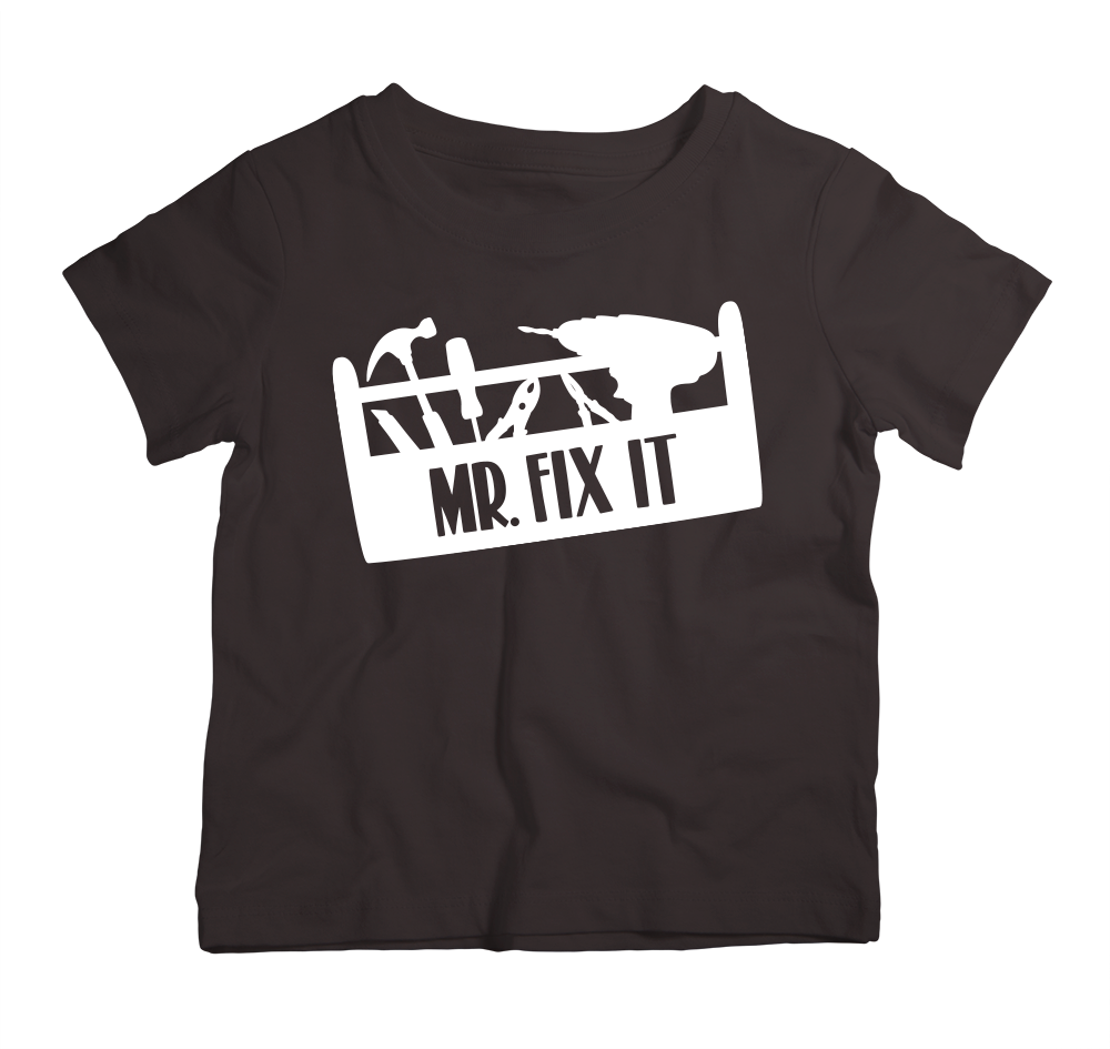 Mr Fix It Father cotton t-shirt UAE funny dad shirt by Twinkle Hands, soft cotton casual outfit