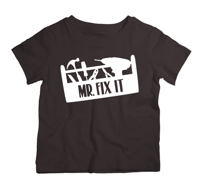 Mr Fix It Father cotton t-shirt UAE funny dad shirt by Twinkle Hands, soft cotton casual outfit
