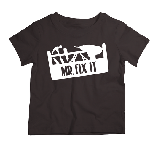 Mr Fix It Father cotton t-shirt UAE funny dad shirt by Twinkle Hands, soft cotton casual outfit
