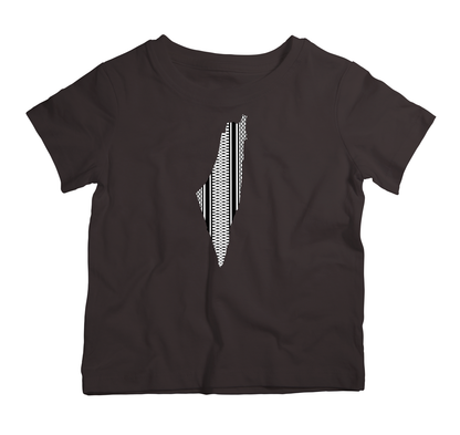 Palestine Kufiya cotton t-shirt UAE soft cotton Palestine inspired shirt by Twinkle Hands with kufiya design
