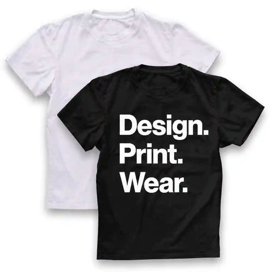 Personalised adults T-shirt UAE with custom name, photo and design printed on soft 100% cotton 
