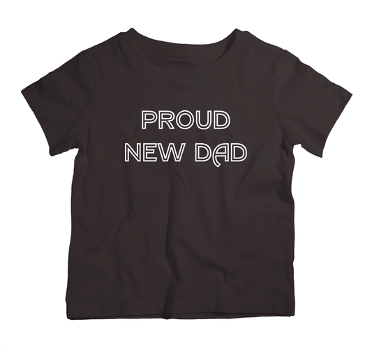 Proud New Dad cotton t-shirt UAE soft cotton dad shirt by Twinkle Hands, new father gift outfit