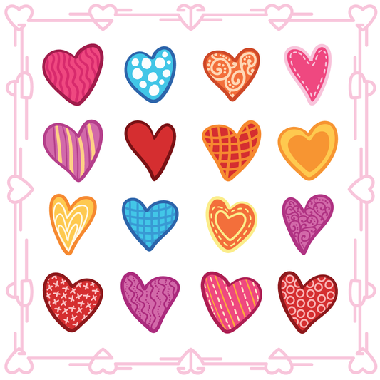 Charming Valentine Stickers: Express your love with delightful and festive designs for a touch of romance