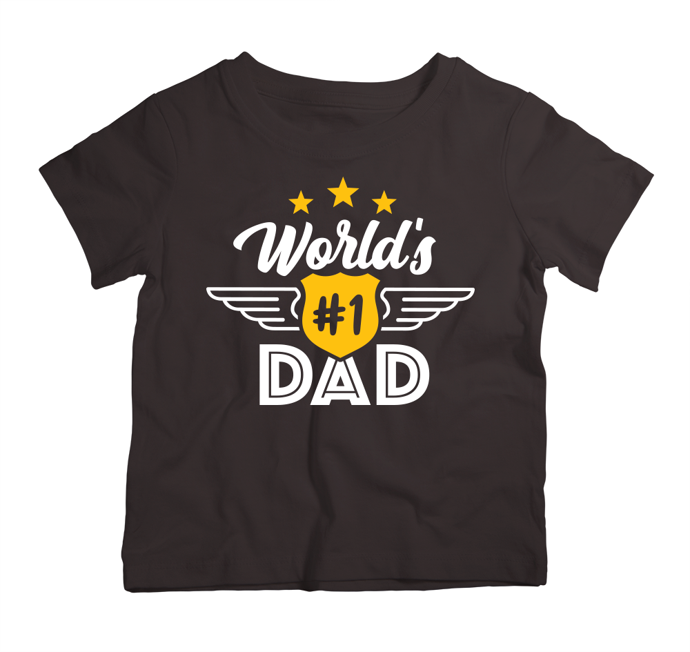 World's Number 1 Dad  - Father Cotton T-shirt