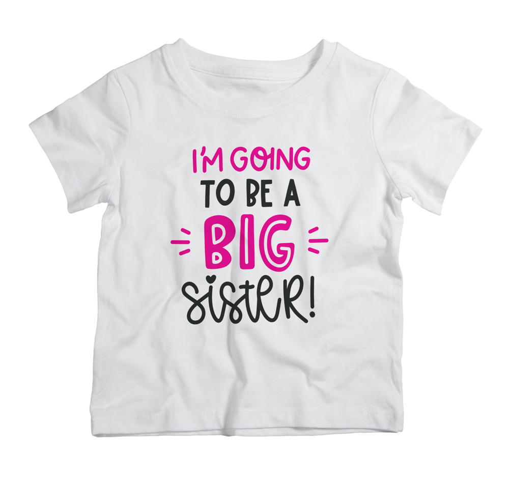 Going to be a big sister Cotton T-Shirt