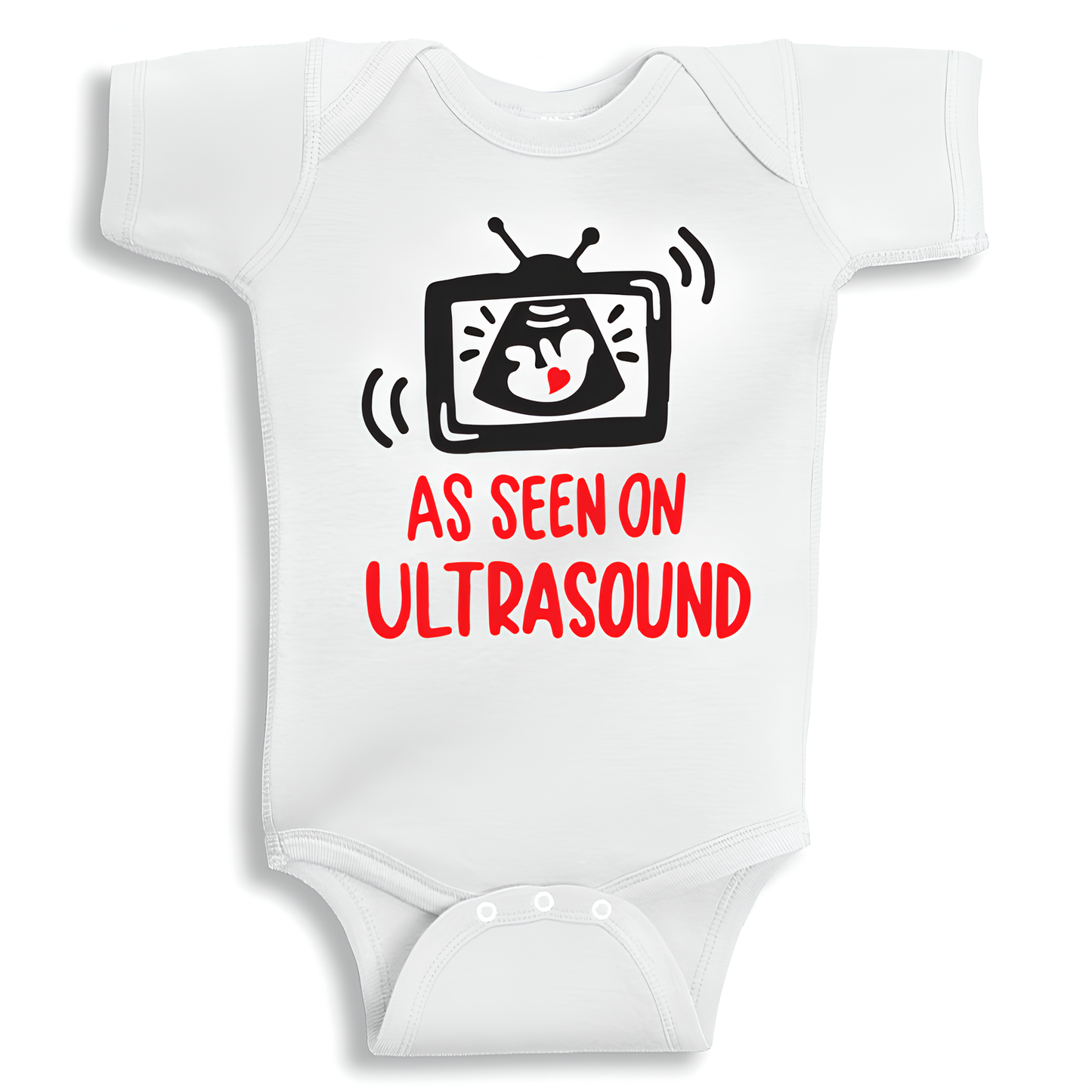 As seen on ultrasound Baby Onesie