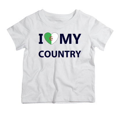 I love my country Algeria Cotton T-Shirt
