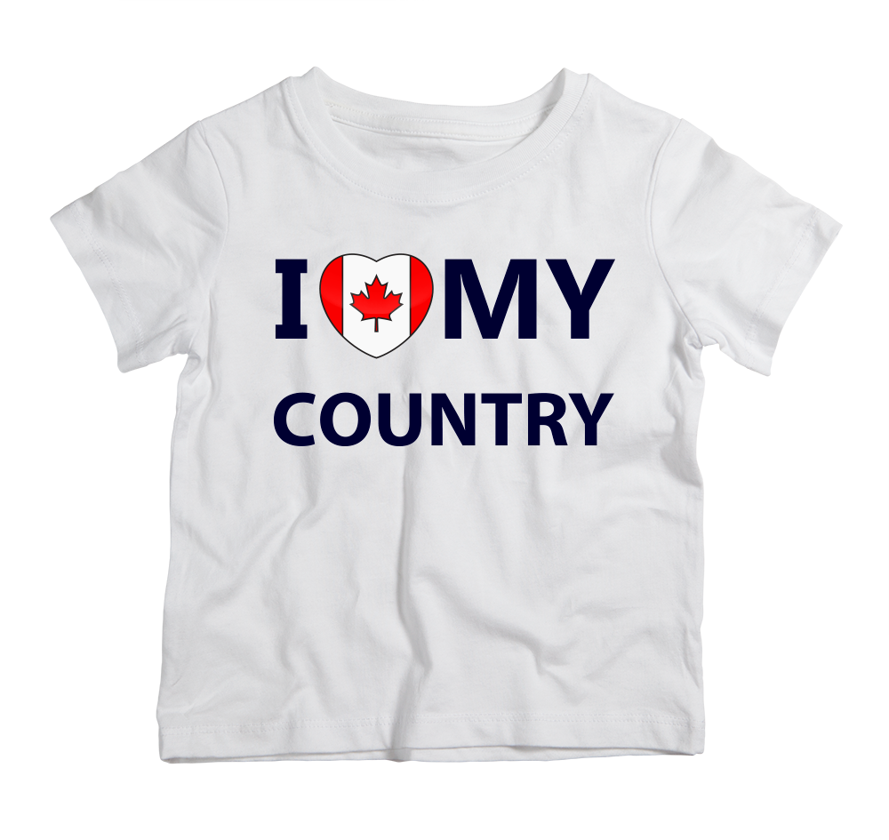 I love my country Canada Cotton T-Shirt