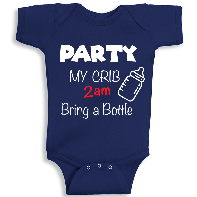 Party in my Crib Baby Onesie