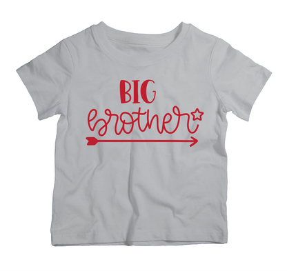 Big Brother cotton t-shirt UAE soft cotton kids shirt by Twinkle Hands, sibling themed boys outfit