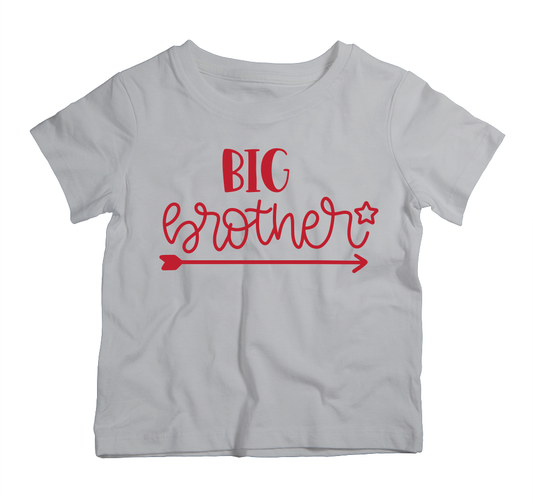 Big Brother cotton t-shirt UAE soft cotton kids shirt by Twinkle Hands, sibling themed boys outfit
