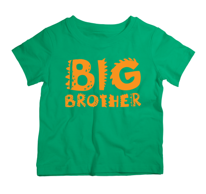 Big Brother Dinosaur Green T-Shirt UAE | Kids Sibling Tee