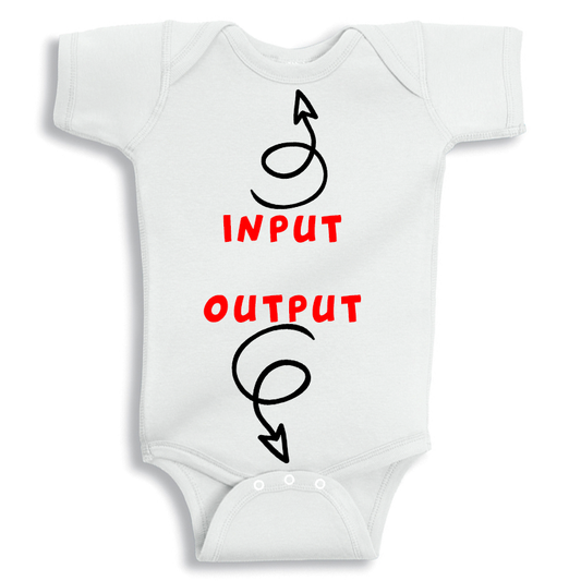 input output Baby Onesie