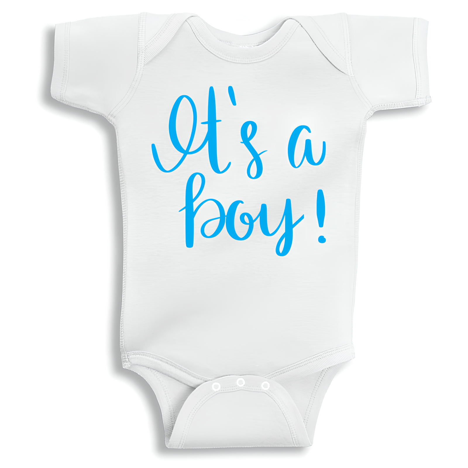 It’s a Boy baby onesie UAE soft cotton newborn bodysuit by Twinkle Hands, baby boy announcement outfit