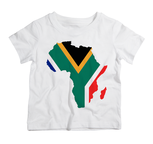 South Africa cotton t-shirt UAE soft cotton South Africa inspired shirt by Twinkle Hands for casual everyday wear