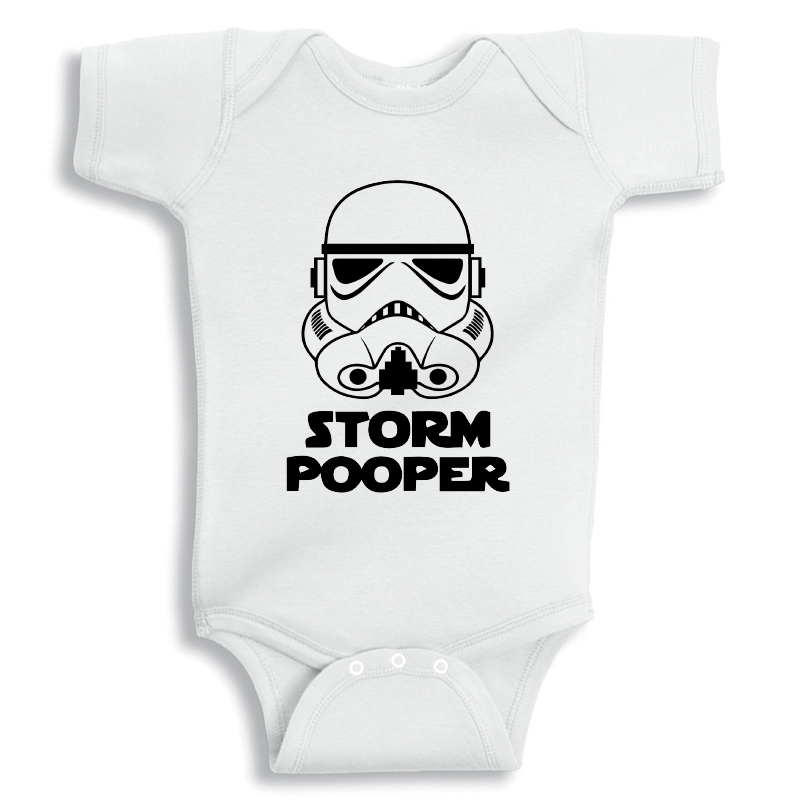 Storm Pooper baby onesie UAE soft cotton newborn bodysuit by Twinkle Hands
