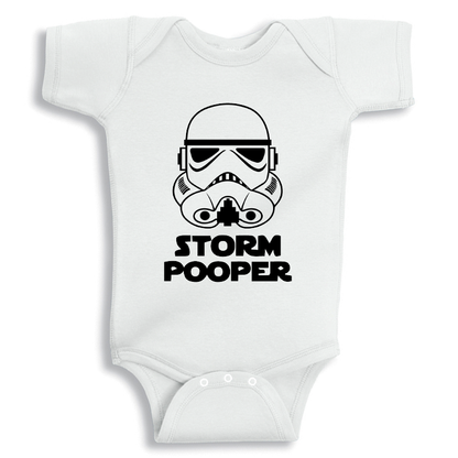Storm Pooper baby onesie UAE soft cotton newborn bodysuit by Twinkle Hands