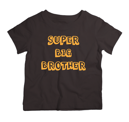 Super Big Brother cotton t-shirt UAE soft cotton kids shirt by Twinkle Hands, superhero themed boys outfit