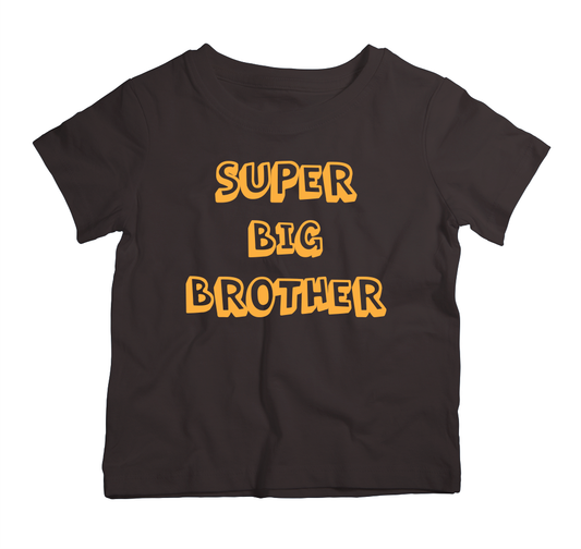 Super Big Brother cotton t-shirt UAE soft cotton kids shirt by Twinkle Hands, superhero themed boys outfit