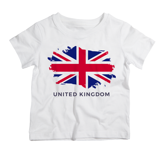 UK United Kingdom cotton t-shirt UAE soft cotton British inspired shirt by Twinkle Hands for casual everyday wear