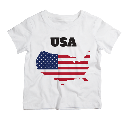 USA United States cotton t-shirt UAE soft cotton America inspired shirt by Twinkle Hands for casual everyday wear